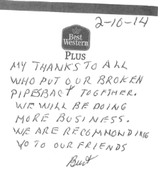Read what customers have to say about our  Plumbing repair service in Mount Shasta CA.