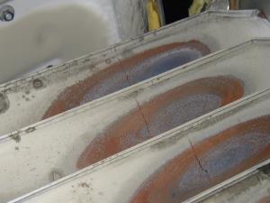 Example of a bad heat exchanger Mt Shasta CA